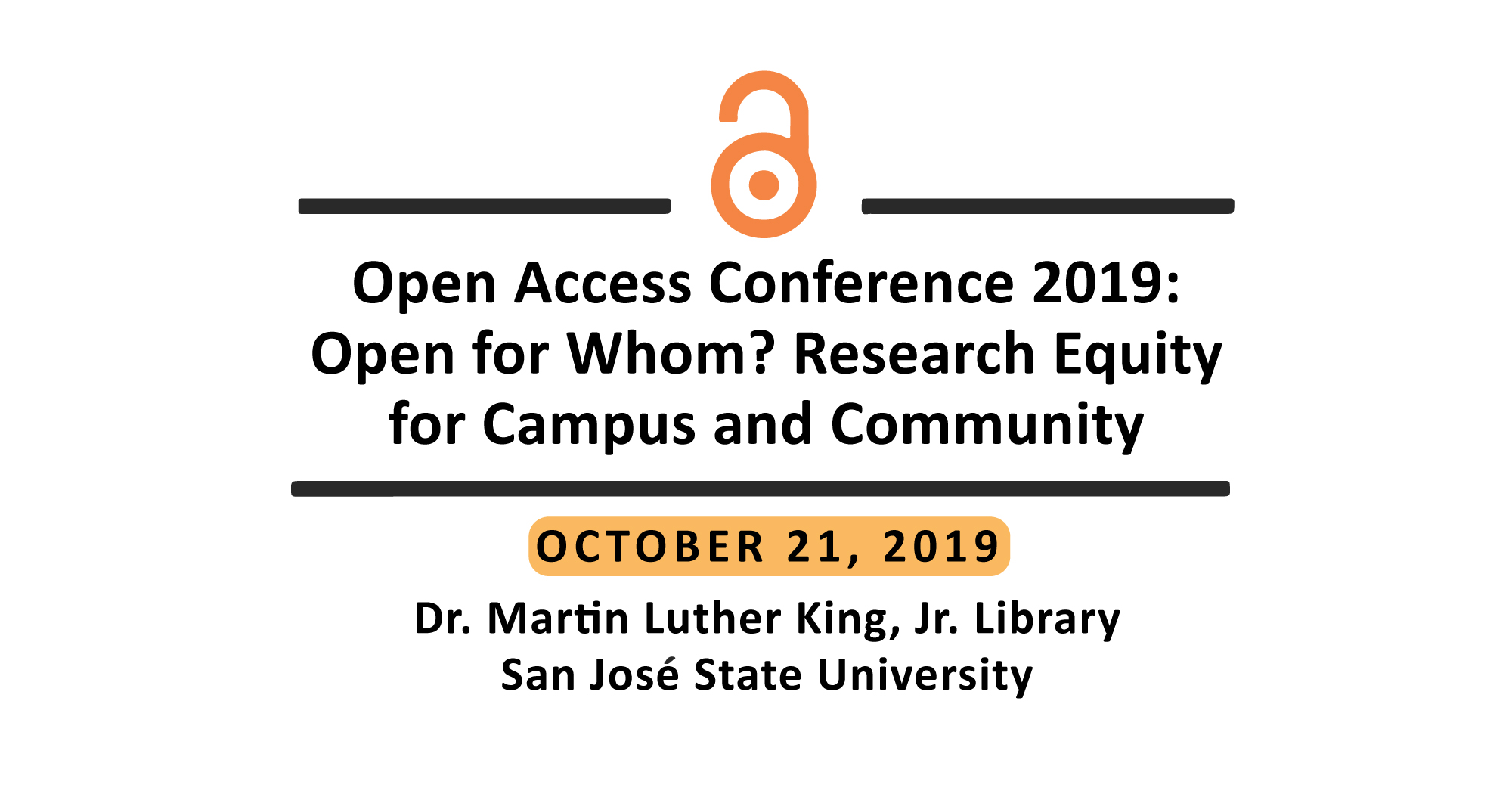 Open Access Conference 2019 Conferences San Jose State University