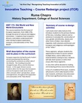 HIST 173: Old World and New World Encounters Course Redesign by Ruma Chopra