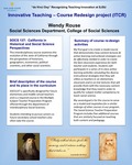 SOCS 137: California in Historical and Social Science Perspectives Course Redesign by Wendy Rouse