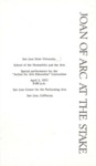 Joan of Arc at the Stake (1977) by San Jose State University, Theatre Arts