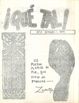 ¡Qué Tal! October 1, 1970 by Mexican American Graduate Studies, San Jose State College
