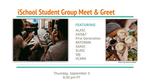 SJSU iSchool Student Group Meet & Greet Fall 2020
