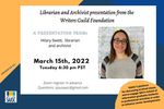 SAASC Presents: Hilary Swett, Librarian and Archivist at the Writers Guild Foundation