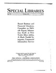 Special Libraries, October 1923 by Special Libraries Association