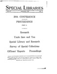 Special Libraries, September 1928 by Special Libraries Association