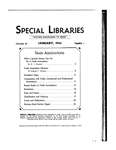 Special Libraries, January 1934 by Special Libraries Association