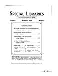 Special Libraries, March 1934 by Special Libraries Association