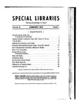 Special Libraries, January 1935 by Special Libraries Association