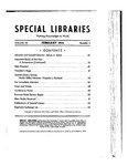 Special Libraries, February 1935 by Special Libraries Association