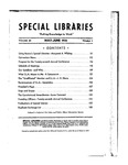 Special Libraries, May-June 1935 by Special Libraries Association