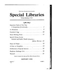 Special Libraries, January 1936