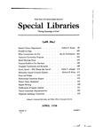 Special Libraries, April 1936