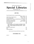 Special Libraries, November 1936 by Special Libraries Association