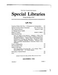 Special Libraries, December 1936 by Special Libraries Association