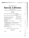 Special Libraries, April 1937