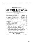 Special Libraries, May-June 1939