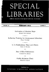 Special Libraries, February 1953