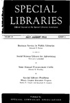 Special Libraries, July-August 1953