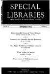 Special Libraries, September 1953