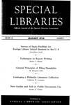 Special Libraries, January 1954
