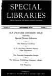 Special Libraries, September 1954 by Special Libraries Association