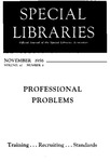 Special Libraries, November 1956