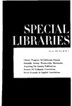 Special Libraries, January 1957