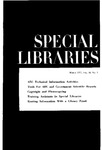 Special Libraries, March 1957
