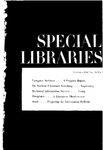 Special Libraries, November 1959 by Special Libraries Association