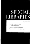 Special Libraries, April 1960