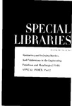 Special Libraries, December 1961 by Special Libraries Association