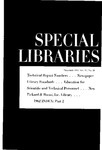 Special Libraries, December 1962 by Special Libraries Association