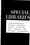 Special Libraries, November 1963