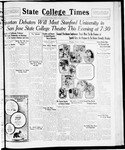 State College Times, February 26, 1932 by San Jose State University, School of Journalism and Mass Communications