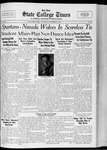 State College Times, November 8, 1932 by San Jose State University, School of Journalism and Mass Communications