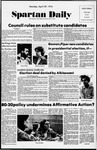 Spartan Daily, April 29, 1974 by San Jose State University, School of Journalism and Mass Communications