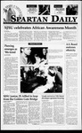 Spartan Daily, February 3, 1995 by San Jose State University, School of Journalism and Mass Communications
