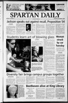 Spartan Daily, September 17, 2003